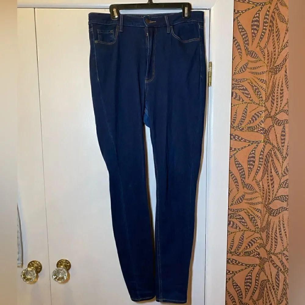 OLD NAVY Higher High-Rise Rockstar Super Skinny Jeans Women’s Size 12 Tall